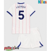 Camiseta Chelsea Maxence Lacroix #5 Tercera Equipación para niños 2026-27 manga corta (+ pantalones cortos)